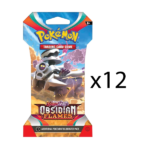 Pokemon Obsidian Flames Sleeved Booster Pack [Set of 12]