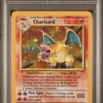 CHARIZARD HOLO 4/103 Base Set Unlimited PSA 8