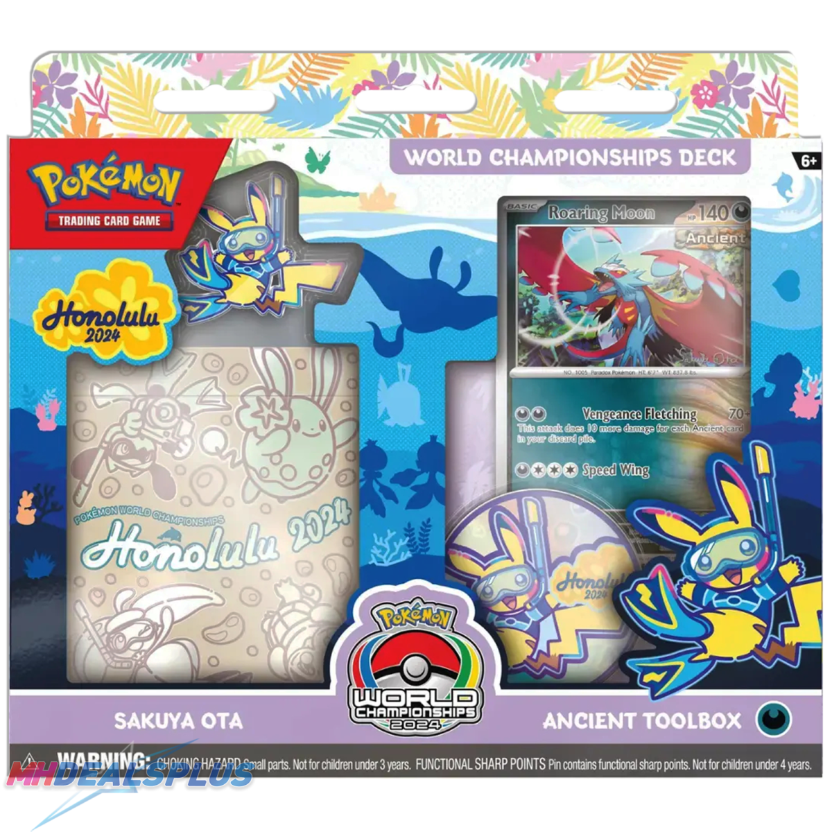 Pokemon 2024 World Championships Deck Set of 4 (Miraidon, Roaring Moon, Iron Thorns, Regidrago) - Image 2
