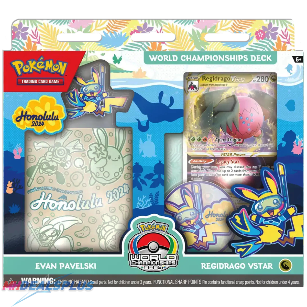 Pokemon 2024 World Championships Deck Set of 4 (Miraidon, Roaring Moon, Iron Thorns, Regidrago) - Image 3