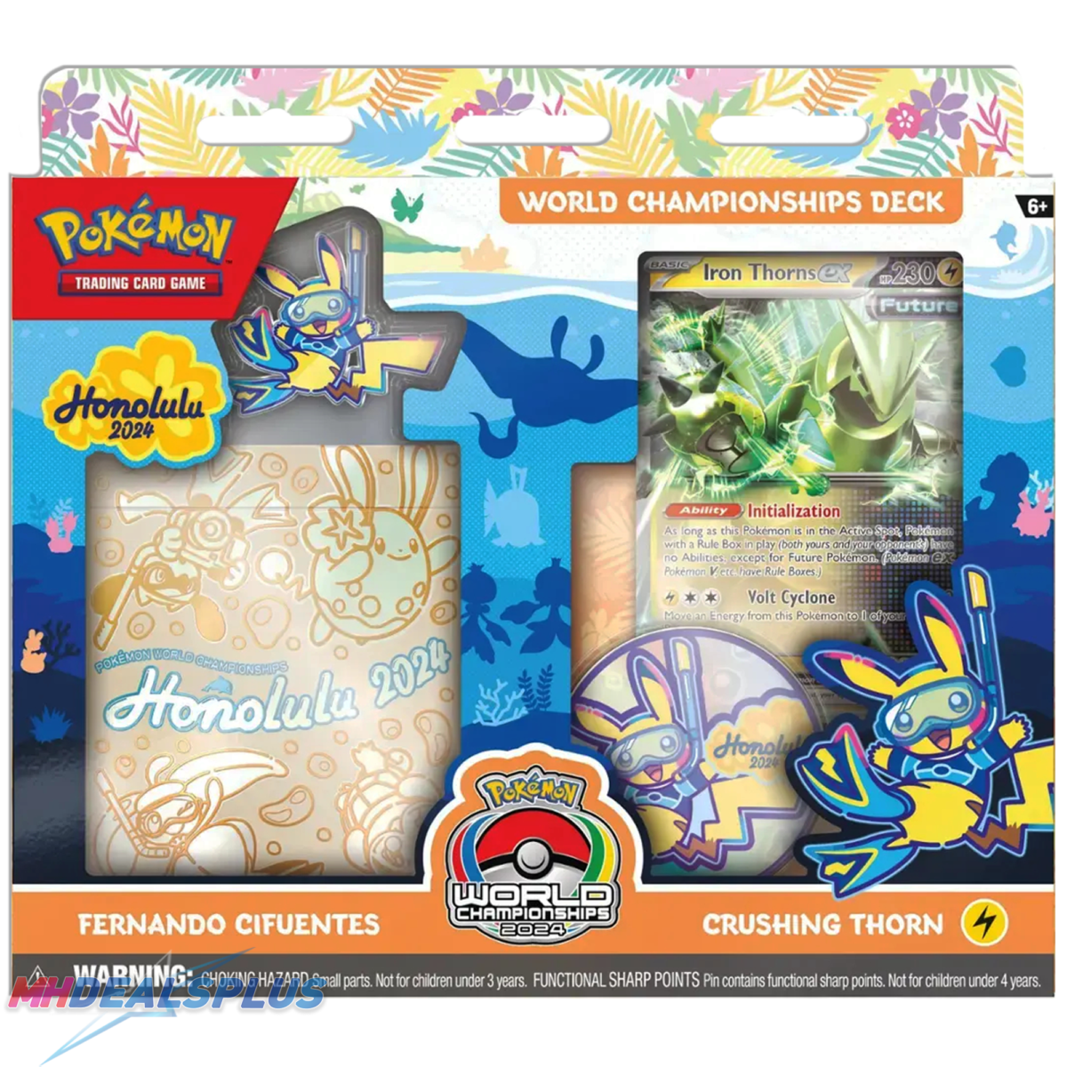 Pokemon 2024 World Championships Deck Set of 4 (Miraidon, Roaring Moon, Iron Thorns, Regidrago) - Image 5