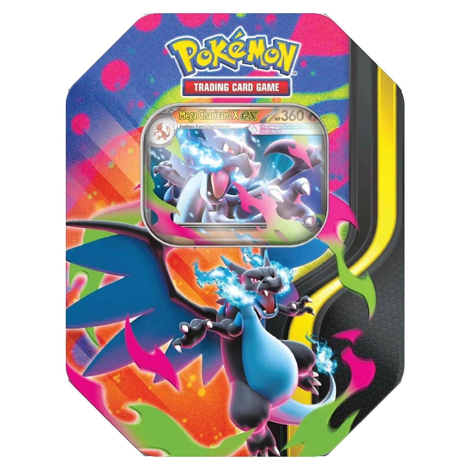 25b4de86-5126-487d-a36e-35a11956c2a3 Mega Charizard X Tin - Image 1