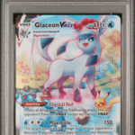 PSA 9 FA/GLACEON VMAX EVOLVING SKIES-SECRET