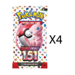 Pokemon 151 Booster Pack [Set of 4]