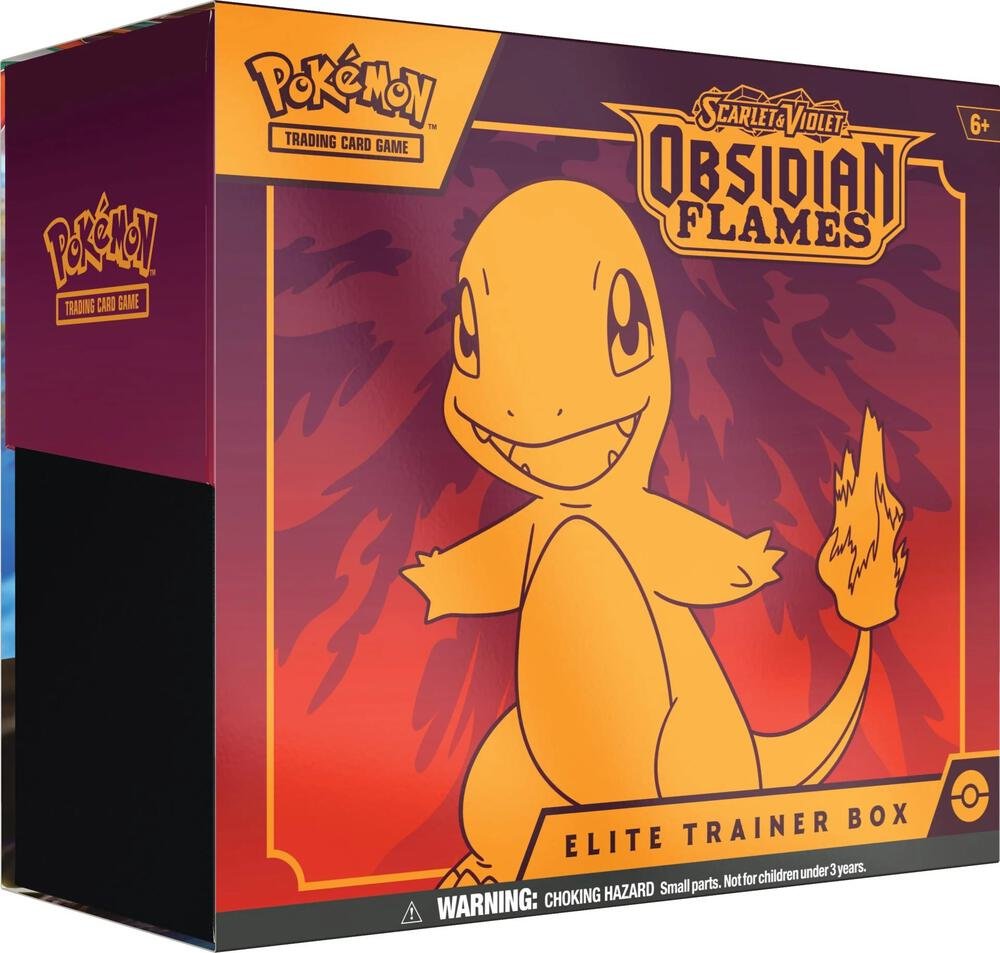 501264_in_1000x1000_1f691e41-f665-448d-9cb6-804750831a75 Pokemon TCG Scarlet & Violet - Obsidian Flames Elite Trainer Box Factory Sealed - Image 1