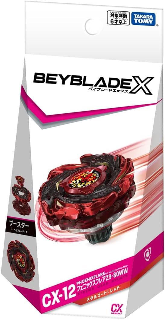612MuKzW8OL._AC_SL1100 TAKARA TOMY BEYBLADE X BEYBLADE X CX-12 Booster Phoenix Flare Z9-80WW - Image 1