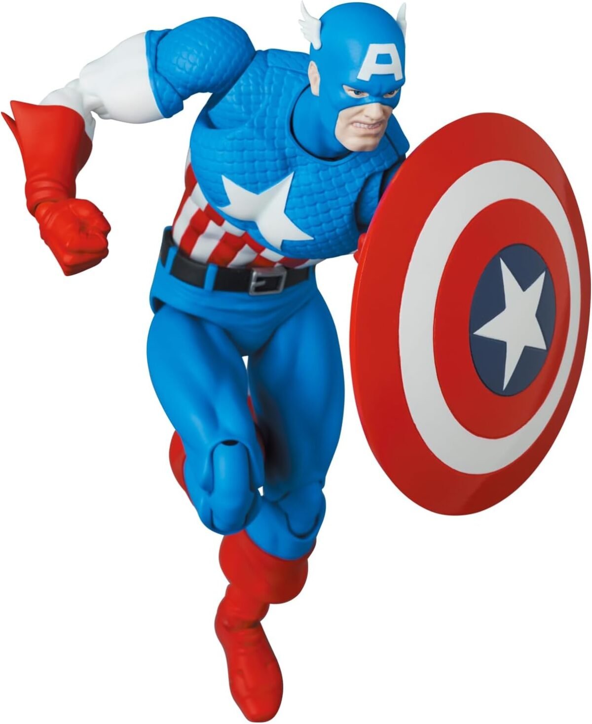 MAFEX No. 217 Captain America (COMIC Ver.) Total Height: Approx. 6.3 inches (160 mm), Non-scale, Painted Action Figure - Image 12