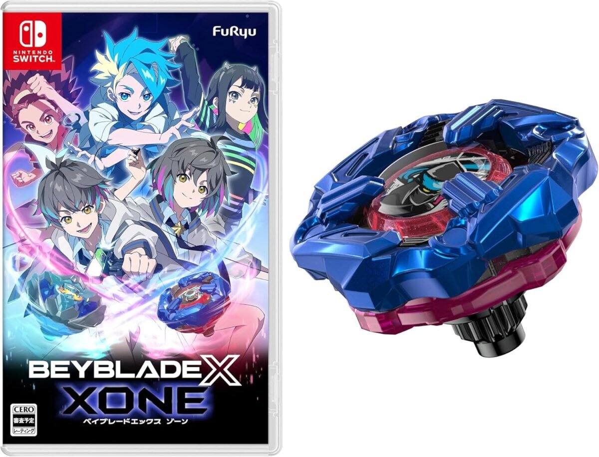 Beyblade X XONE (Beyblade X Zone) - Switch [Manufacturer's Bonus] "Shinobi Knife 4-60LF Metal Coat: Blue" included - Image 4