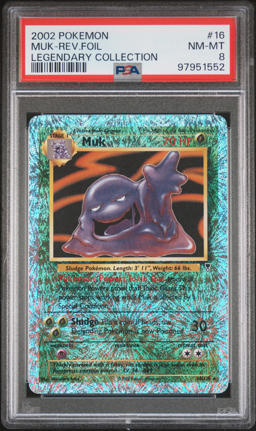 80fedadb-5199-4b98-b2c8-d5e7b8dc3be4 PSA 8 MUK-REV.FOIL LEGENDARY COLLECTION - Image 1