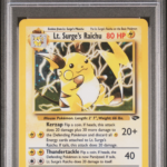 PSA 7 LT. SURGE'S RAICHU HOLO