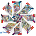 x8 Pokemon Paradox Rift, Obsidian Flames, Paldea Evolved, Scarlet & Violet Checklane Blisters