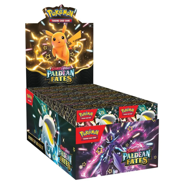 CopyofScarlet_VioletPrismaticEvolutionsSingles_600x600_1 Pokémon TCG Scarlet & Violet Paldean Fates Booster Bundle Display - Image 1