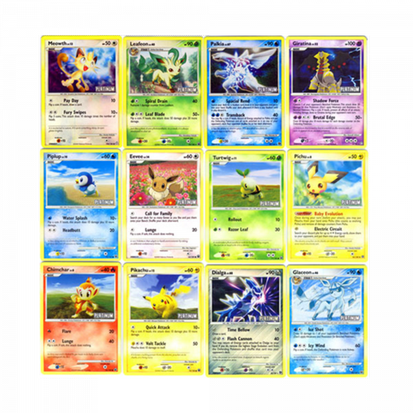DECK Pokemon Burger King Platinum Promo Full Set of 12 BONUS Keychain Card Holder - Image 1
