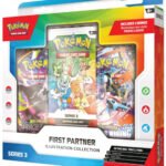 Pokemon TCG: First Partner Illustration Collection Series 3 Pre-Order | 3 Promo Cards + 2 Booster Packs | Release Date 08/07/2026