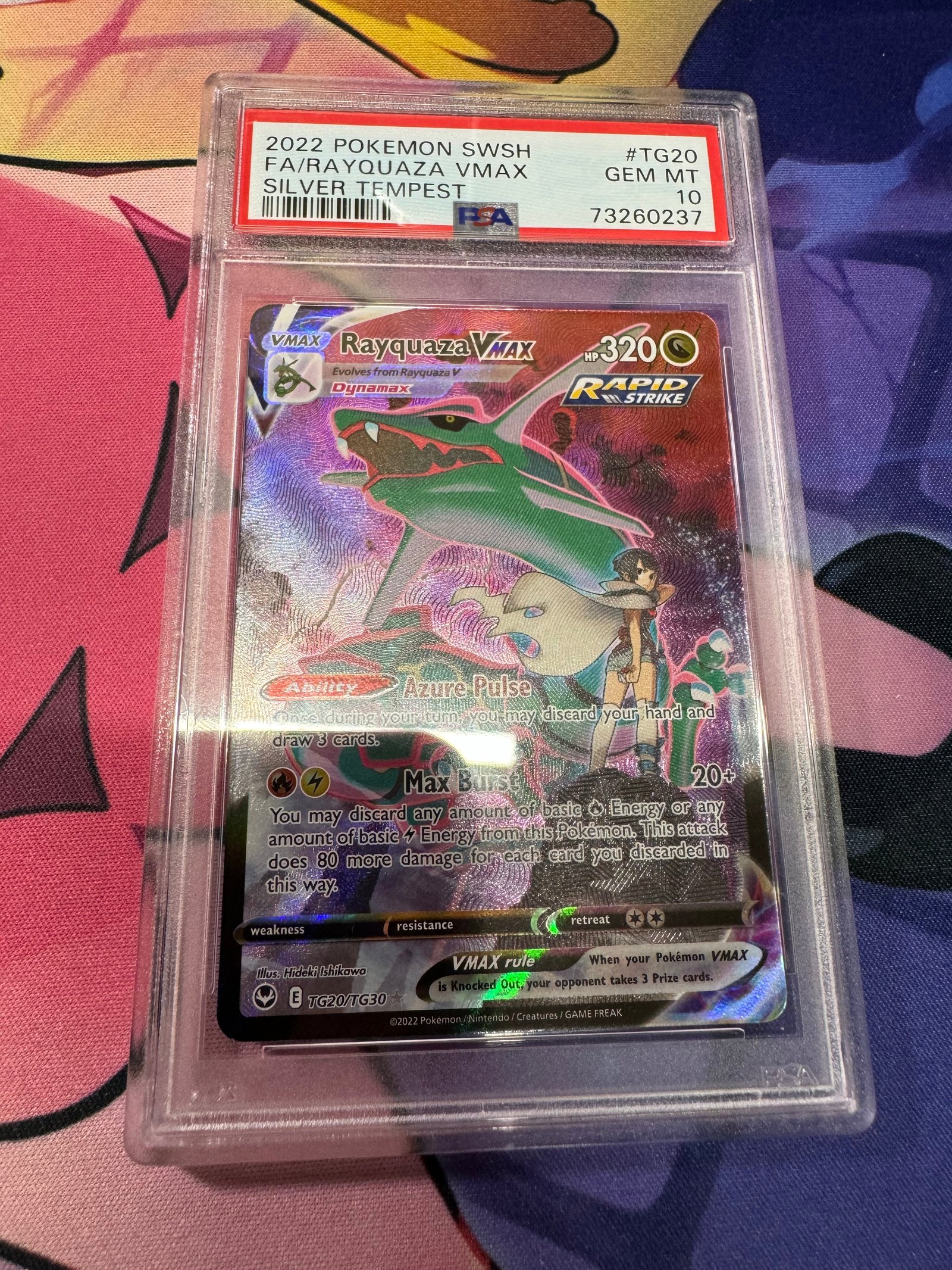 IMG-0885 Rayquaza VMAX TG20 PSA 10 - Image 1