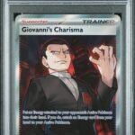 2023 Pokemon 151 Giovanni’s Charisma Ultra Rare #197 - PSA 9