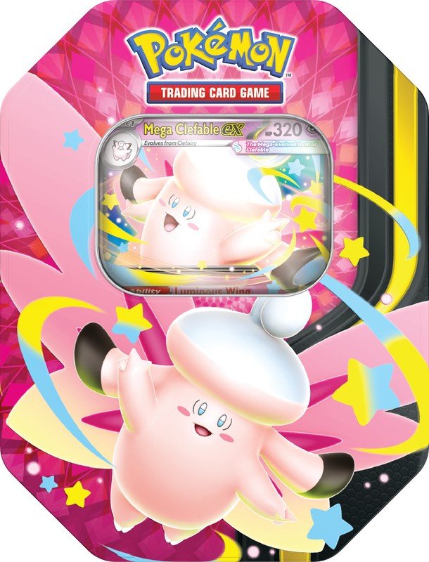 NDPK10389 Mega Moonlit Tin (Mega Clefable ex) - Image 1