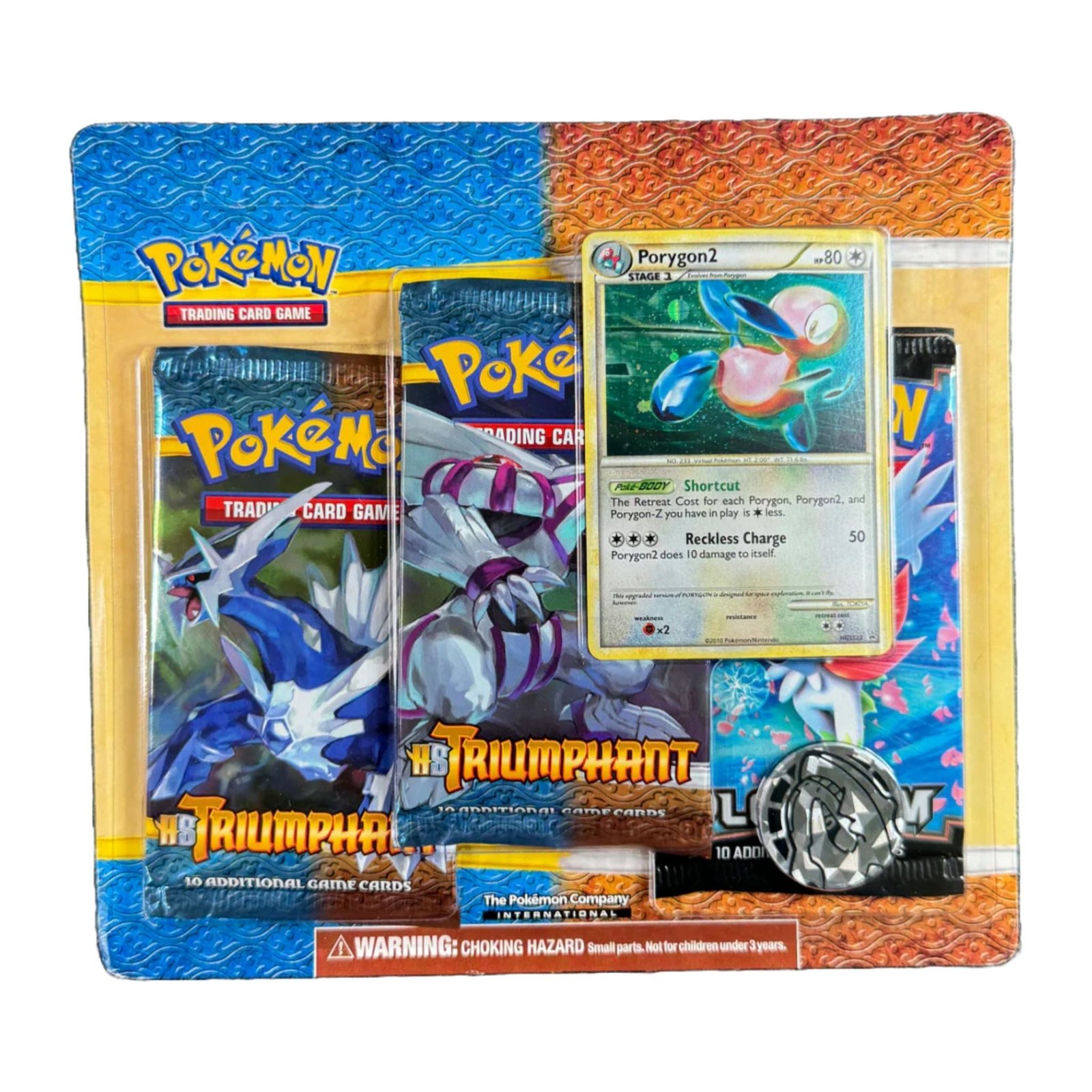 NewProductImage-2024-08-01T133404.447 Pokemon Heart Gold Soul SIlver Triumphant 3-Pack Blister - Image 1