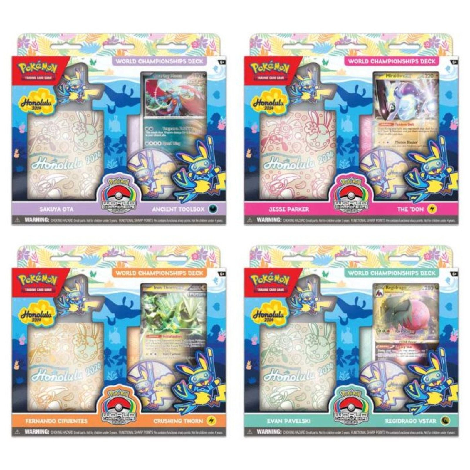 NewProductImage-2025-01-02T132611.106 Pokemon 2024 World Championships Deck Display (4 Decks) - Image 1