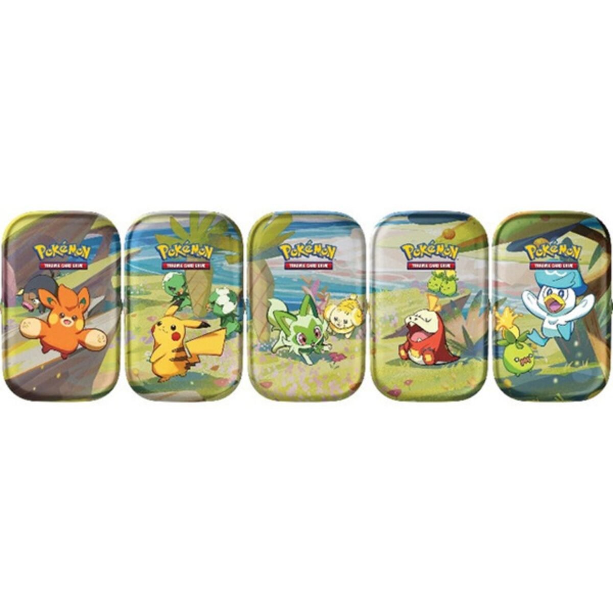 Pokemon Paldea Friends Mini Tin Display (10 Tins) - Image 2