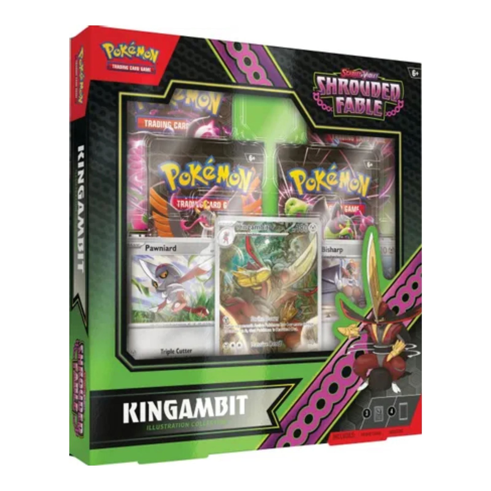 NewProductImage_76 Pokemon Scarlet & Violet Shrouded Fable Kingambit Illustration Collection - Image 1
