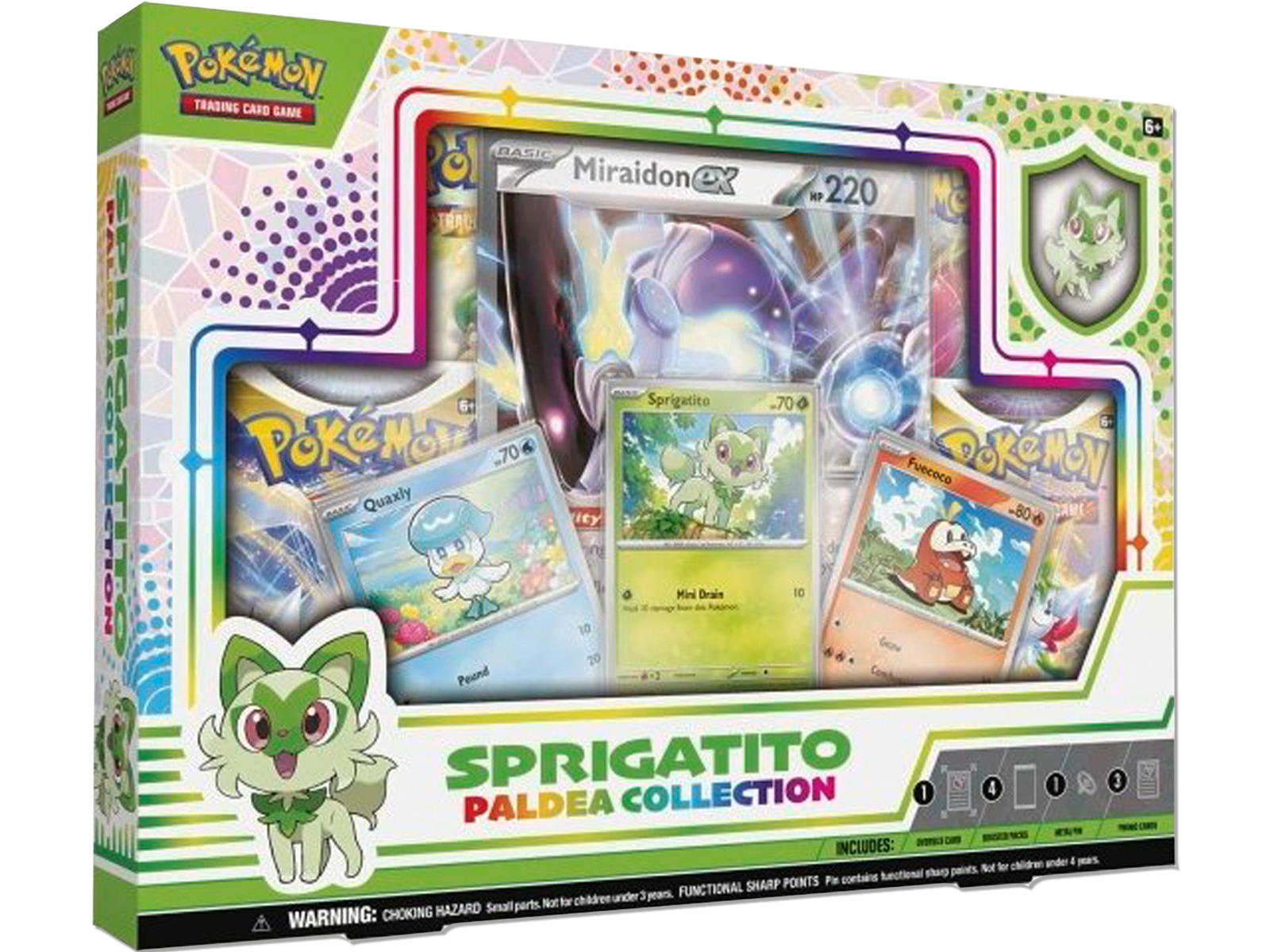 PALDEA_SPRIGATITO Pokemon Paldea Collection Sprigatito - Image 1