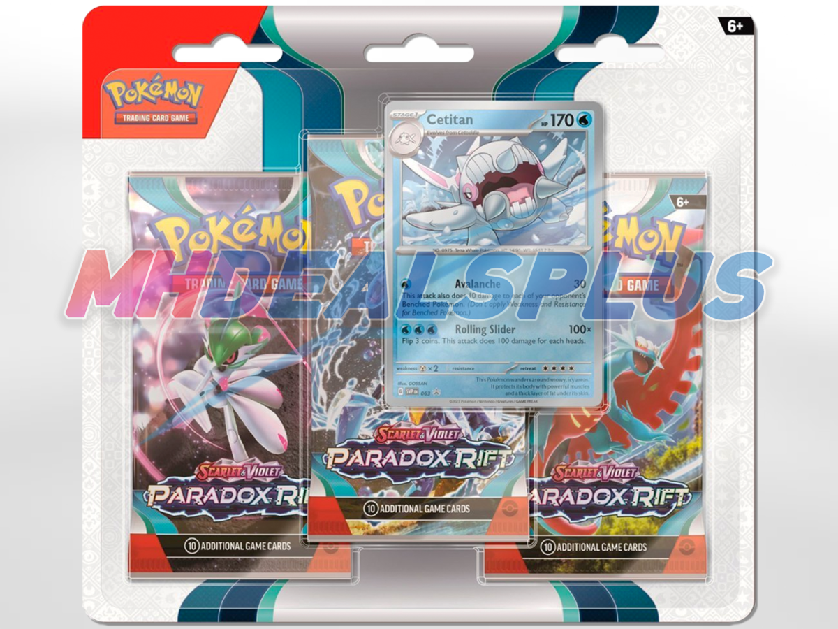 Pokemon Paradox Rift 3-Pack Blister Set of 2 - 6 Booster Packs - Image 3