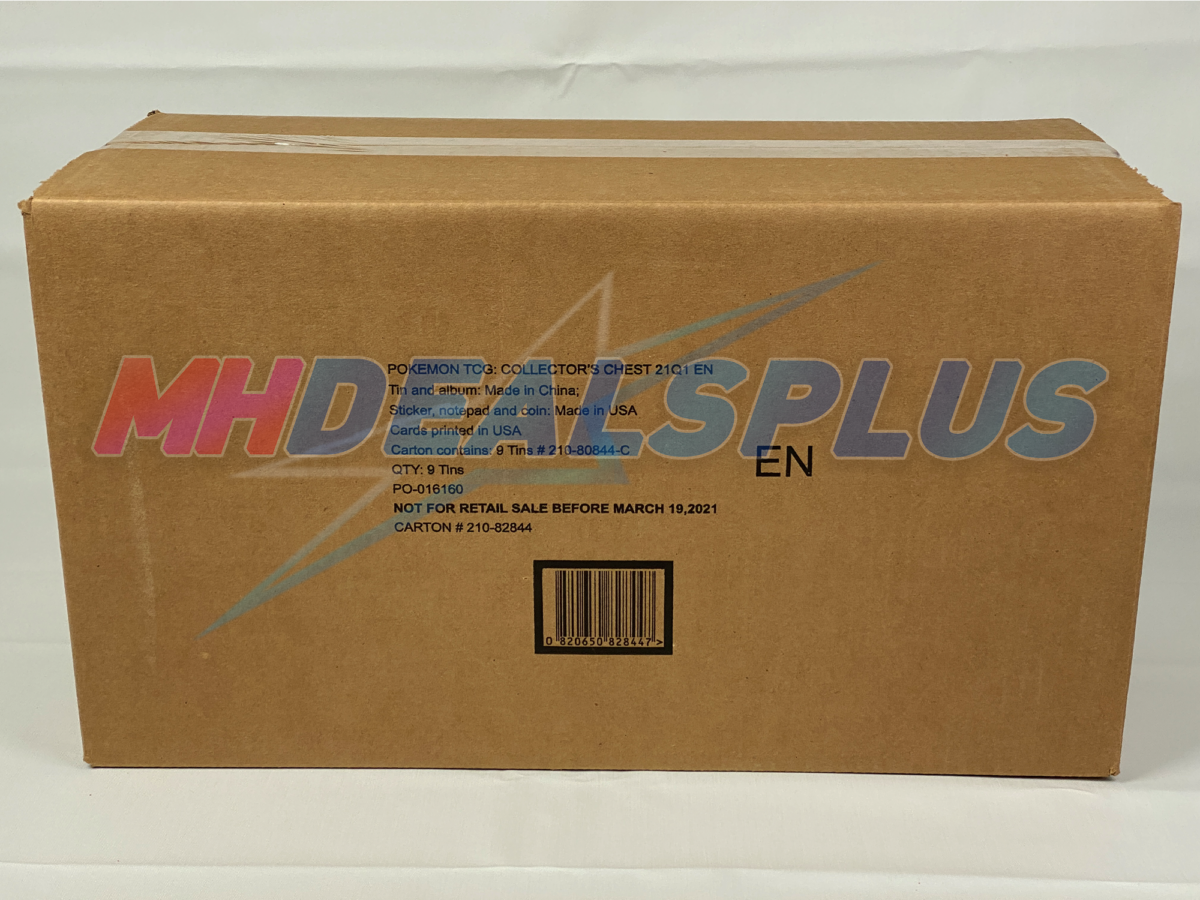 Pokemon TCG Collector's Chest Tin Lunchbox Spring 2021 Sealed Case - 9 Tins - Image 2