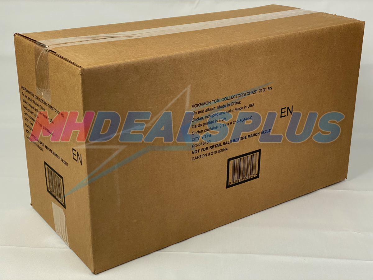 Pokemon TCG Collector's Chest Tin Lunchbox Spring 2021 Sealed Case - 9 Tins - Image 3