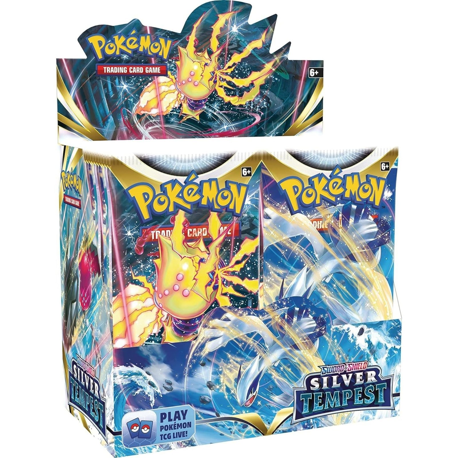 PKU85091 Pokemon Sword & Shield Silver Tempest Booster Box - Image 1