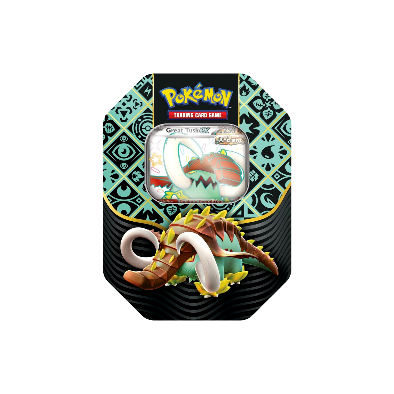 PaldeanFatesGreatTuskTin Paldean Fates EX Tin - Image 1
