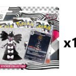 Pokemon White Flare SV10.5 3-Pack Tech Sticker Collection [x12] Case