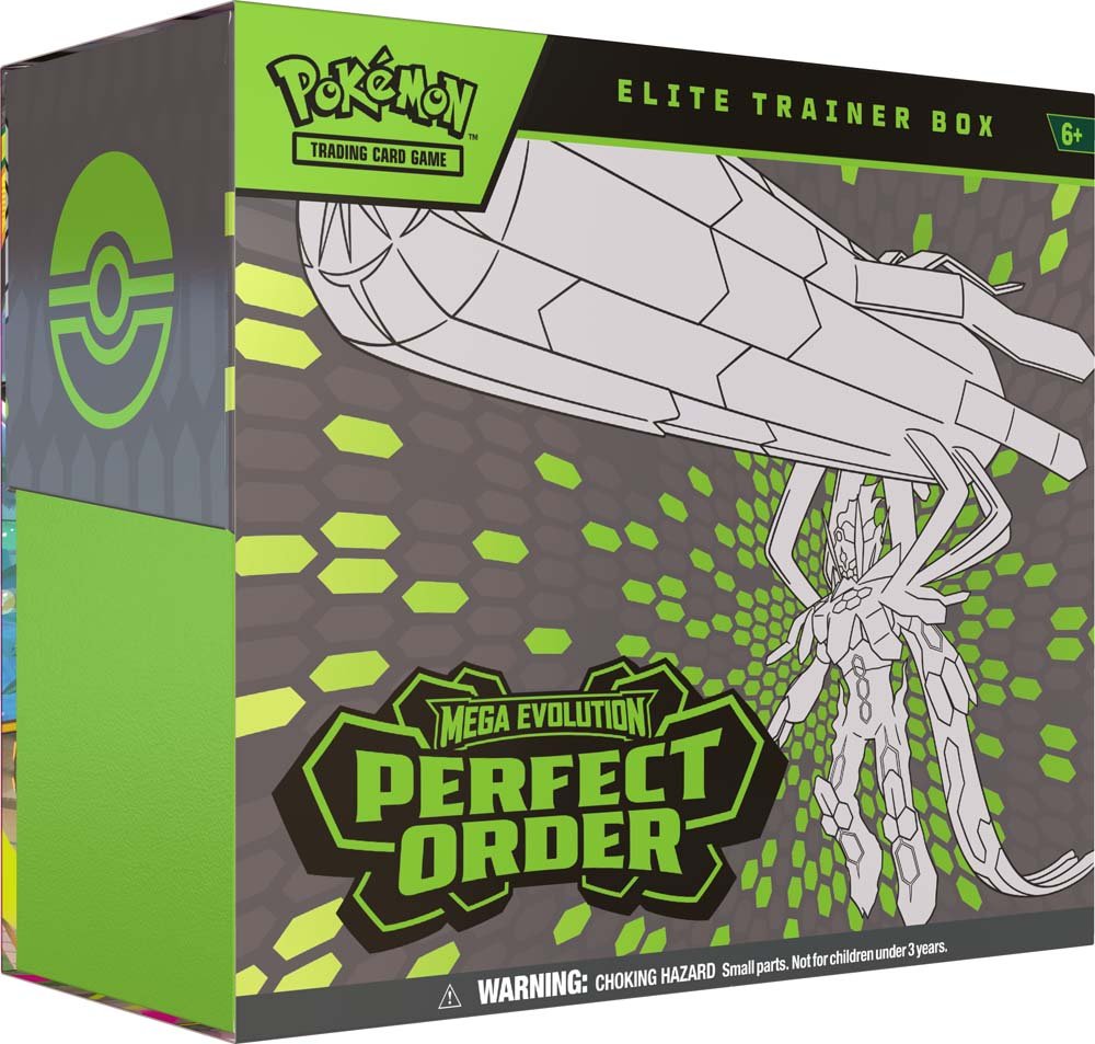 Pokemon-TCG-Mega-Evolution-Perfect-Order-Elite-Trainer-Box_EN Pokémon TCG: Mega Evolution— Perfect Order Elite Trainer Box - Image 1