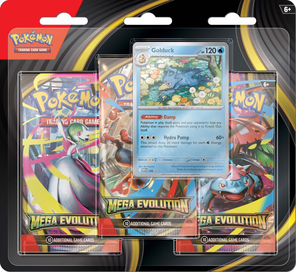 Pokémon TCG: Mega Evolution Three Booster Blister x 1 Sent out Randomly - Image 6