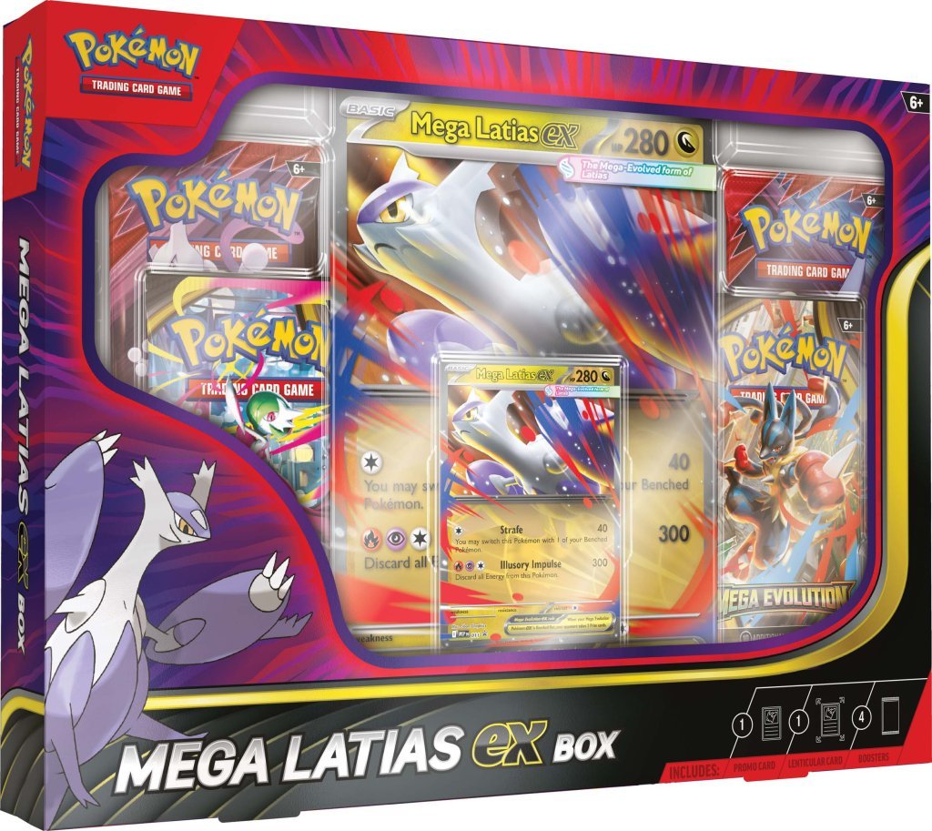 Pokemon-TCG-Mega-Latias-ex-Box_EN-1024x913-1 Pokémon TCG: Mega Latias ex Box : - 1 Per Customer - Image 1