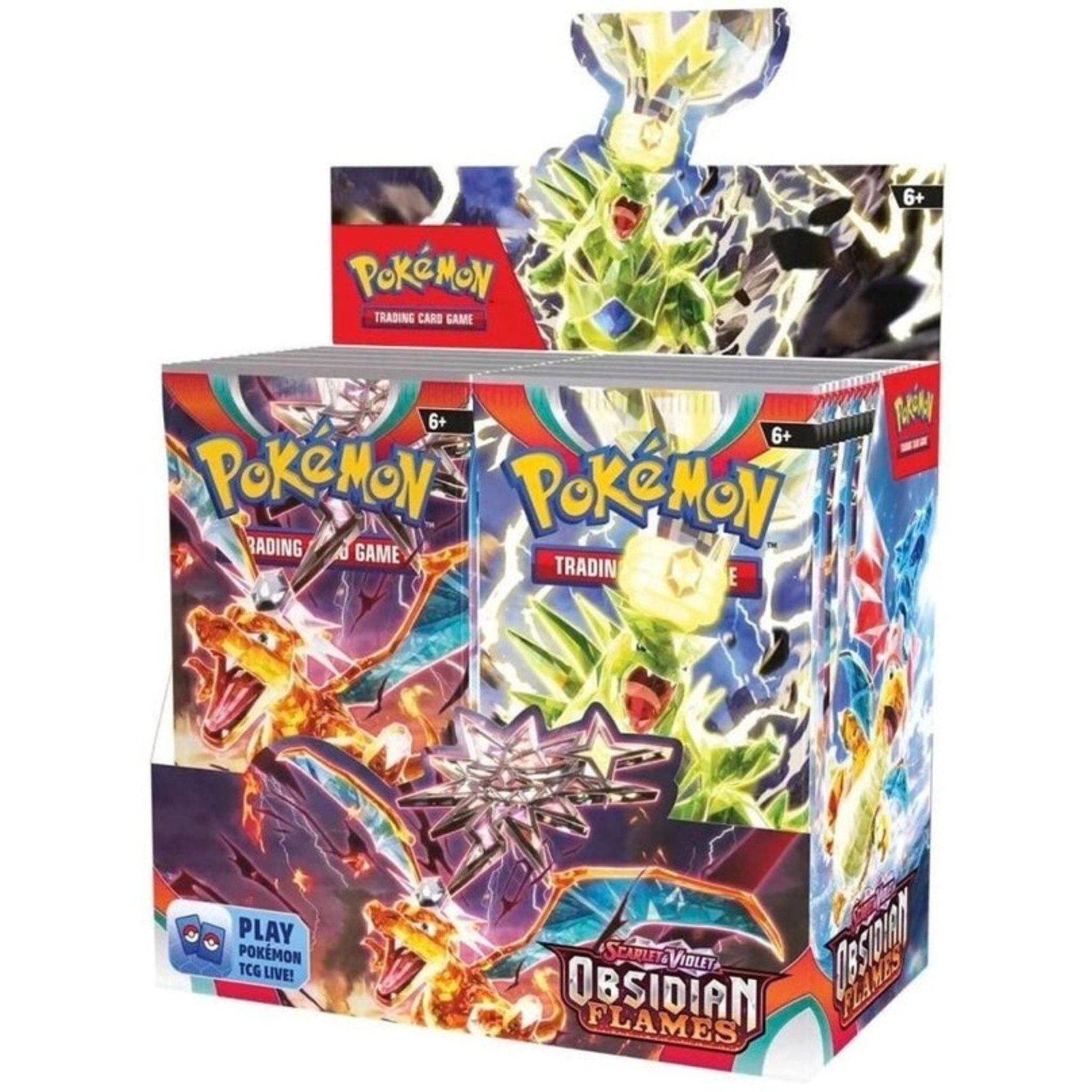 PokemonScarlet_VioletObsidianFlamesBoosterBox Pokemon Scarlet & Violet Obsidian Flames Booster Box - Image 1