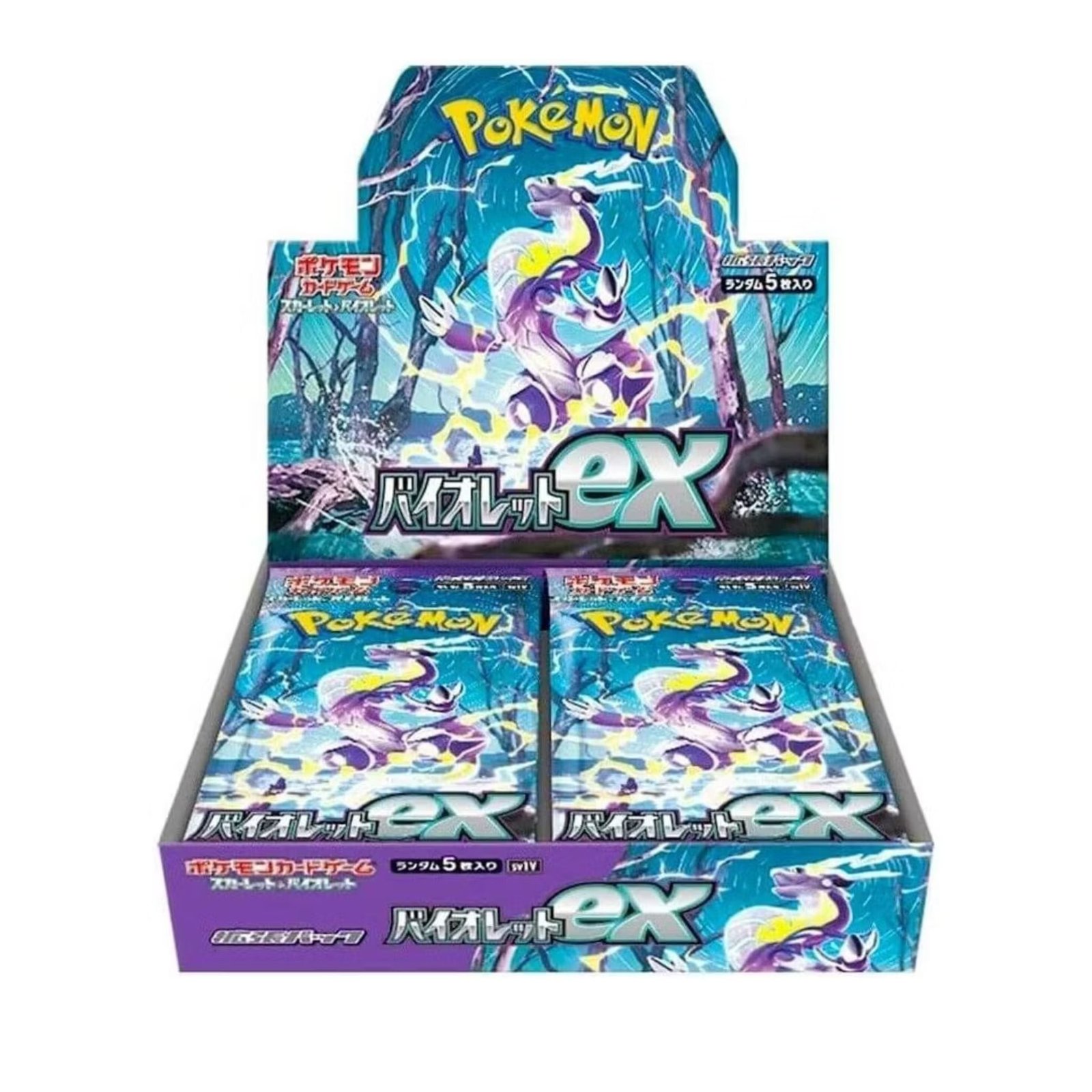 PokemonScarlet_VioletVioletExJapaneseBoosterBox Pokemon Scarlet & Violet Violet Ex Japanese Booster Box - Image 1