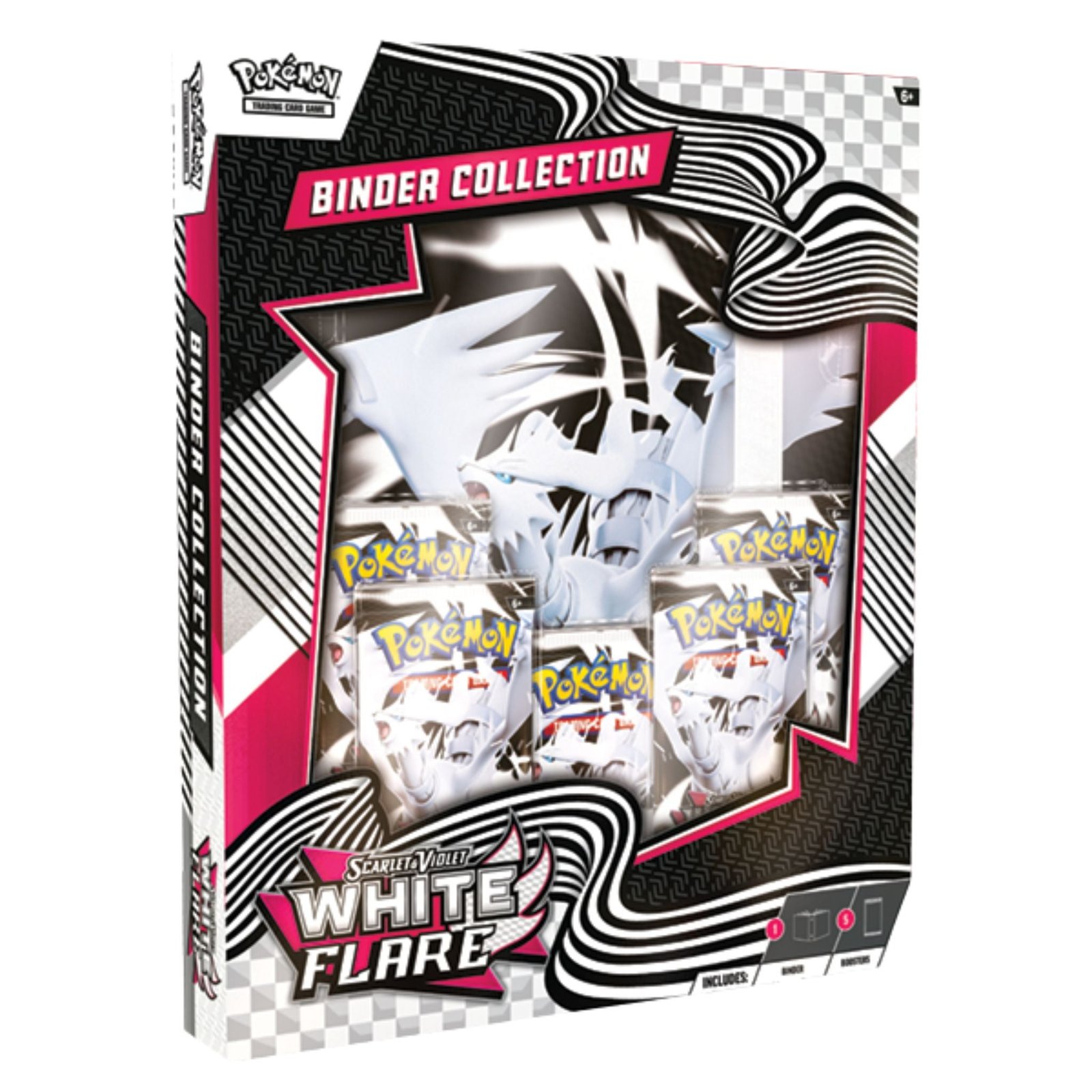 PokemonScarlet_VioletWhiteFlareBinderCollection Pokemon Scarlet & Violet White Flare Binder Collection - Image 1