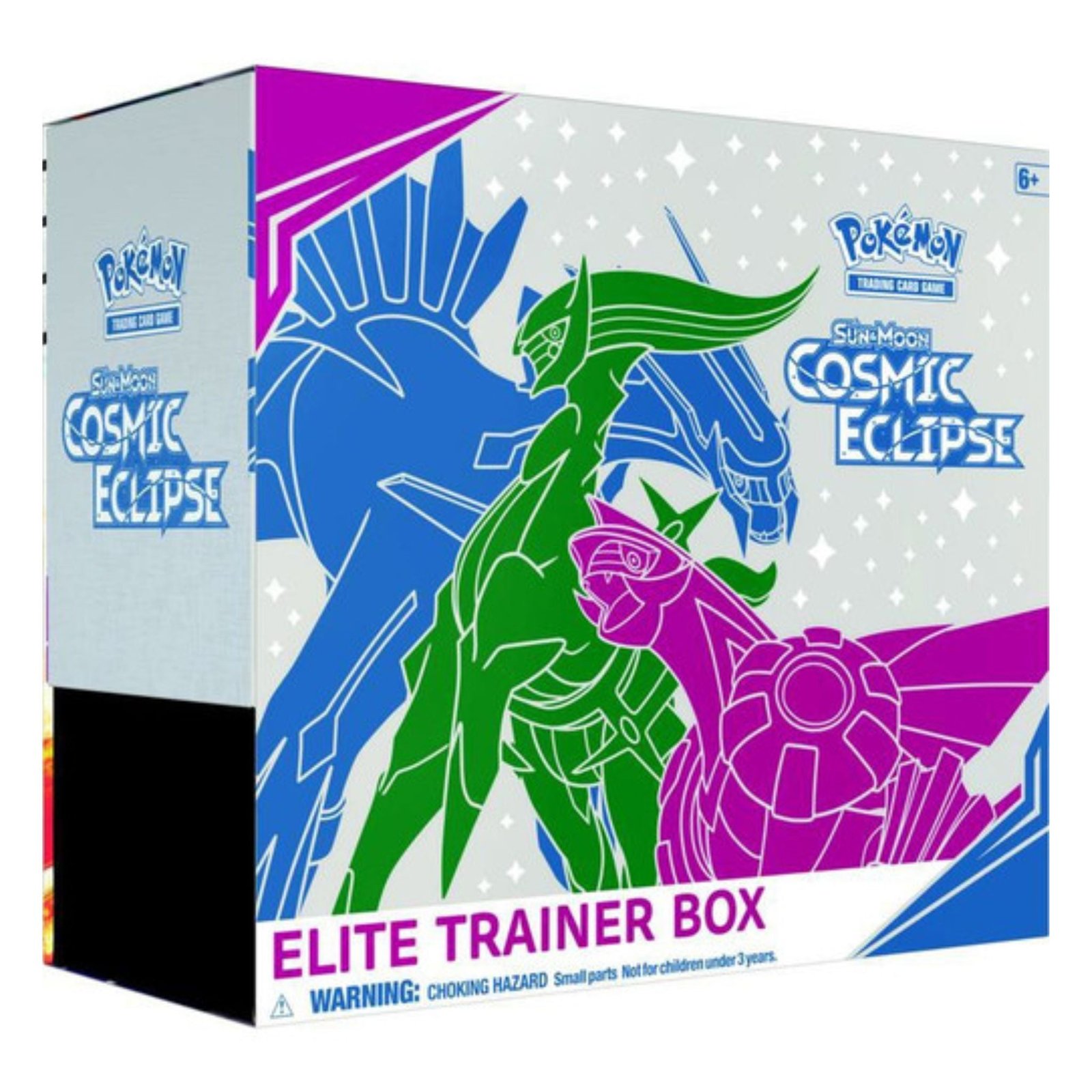 PokemonSun_MoonCosmicEclipseEliteTrainerBox_Arceus_DialgaandPalkia Pokemon Sun & Moon Cosmic Eclipse Elite Trainer Box - Image 1