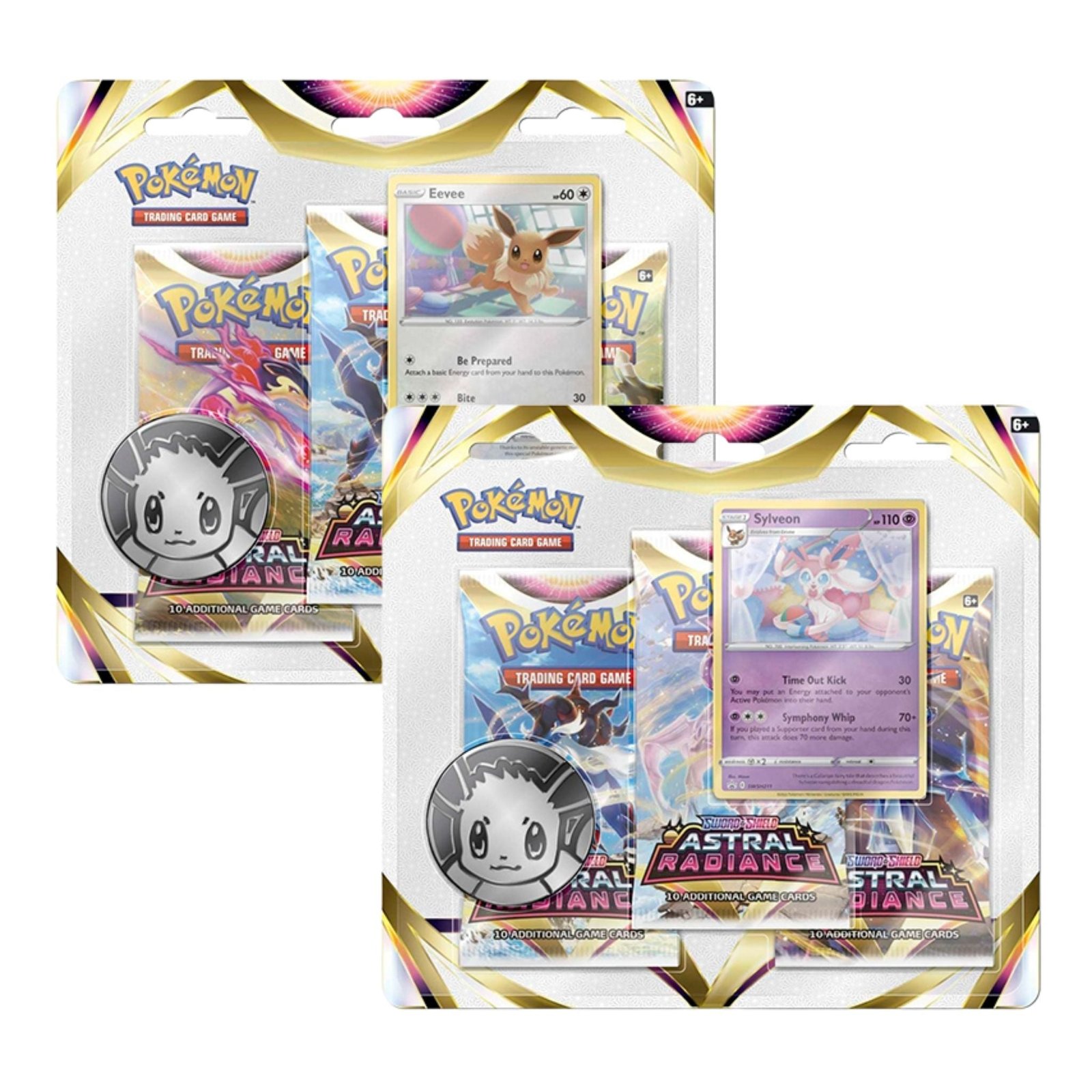 Pokemon Sword & Shield Astral Radiance 3 Booster Pack Blister - Image 1
