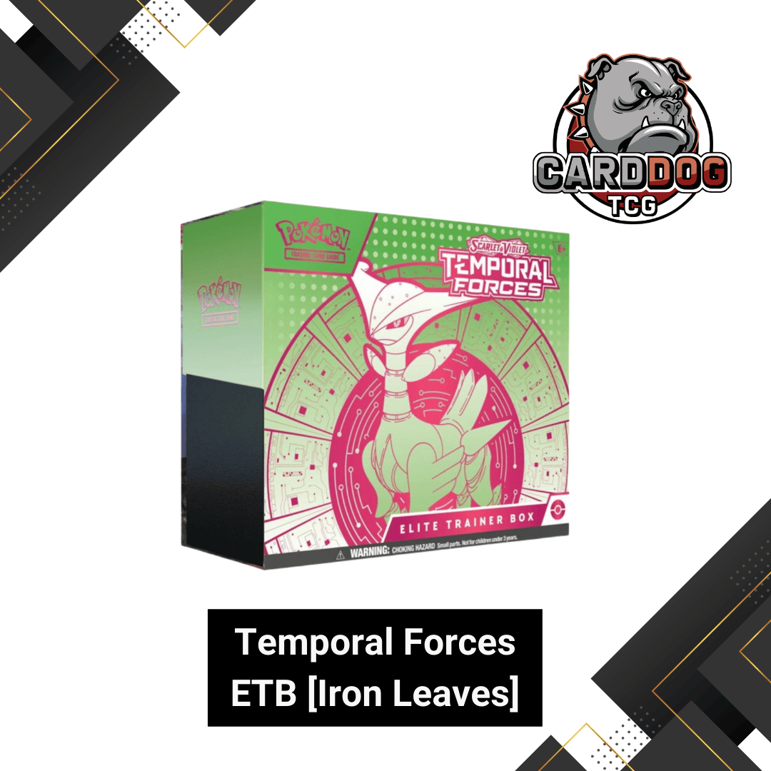 Pokemon Scarlet & Violet Temporal Forces Elite Trainer Box (ETB) - Iron Leaves ex - Image 1