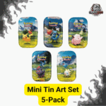 Pokemon Ascended Heroes Mini Tin Art Set - 5 Tins