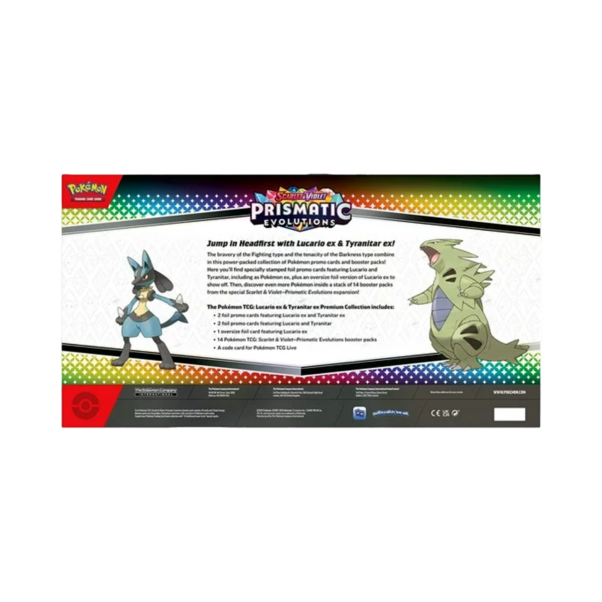 Lucario ex & Tyranitar ex Premium Collection - Image 2