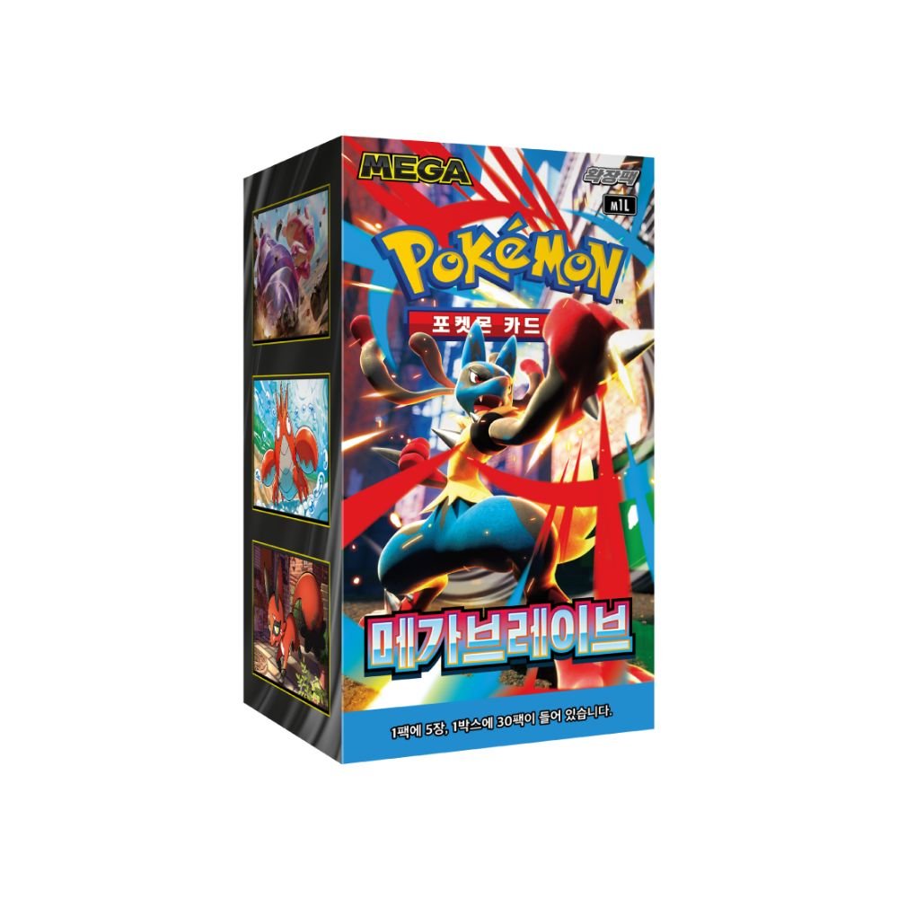 Product_live_-_2025-09-27T152953.365 Pokemon Mega Brave Korean Booster Box - Image 1