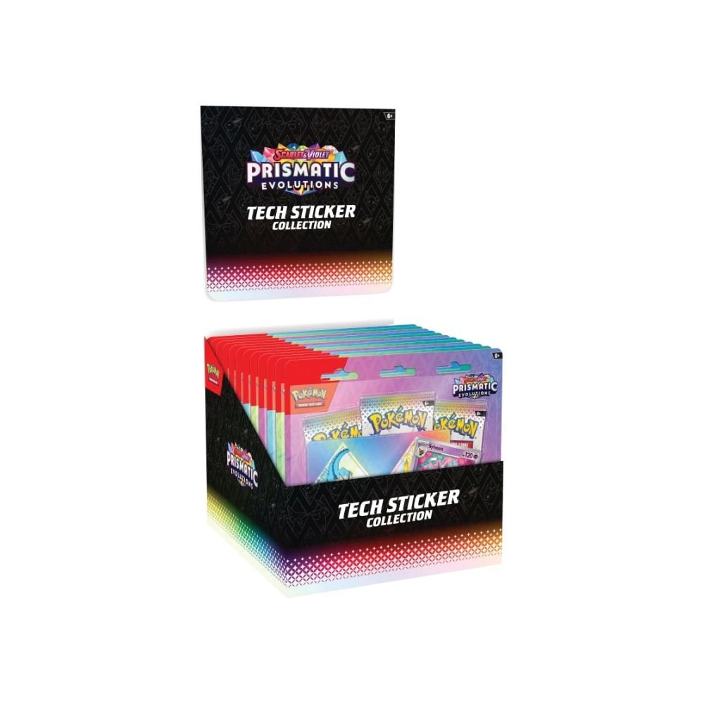 Productlive_62_cbd7d0b8-d1f2-49f8-a1f4-aed415fb3cfa Pokemon Prismatic Evolutions Tech Sticker Collection Display - Image 1
