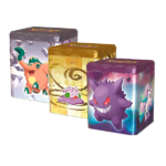 Pokemon Psychic, Metal and, Dragon Stacking Tins [Set of 3]