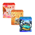 Pokemon Stacking Tins Fighting Fire Darkness Set of Three