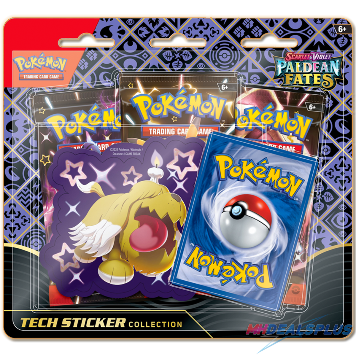 Pokemon Paldean Fates Tech Sticker Collection Set of 3 - Image 2