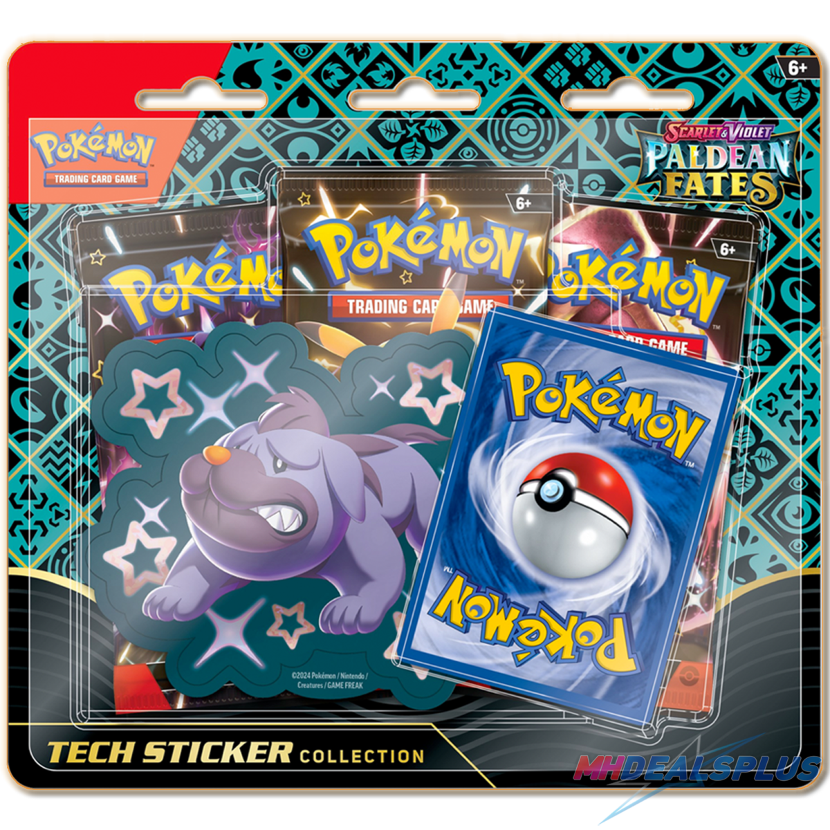 Pokemon Paldean Fates Tech Sticker Collection Set of 3 - Image 4