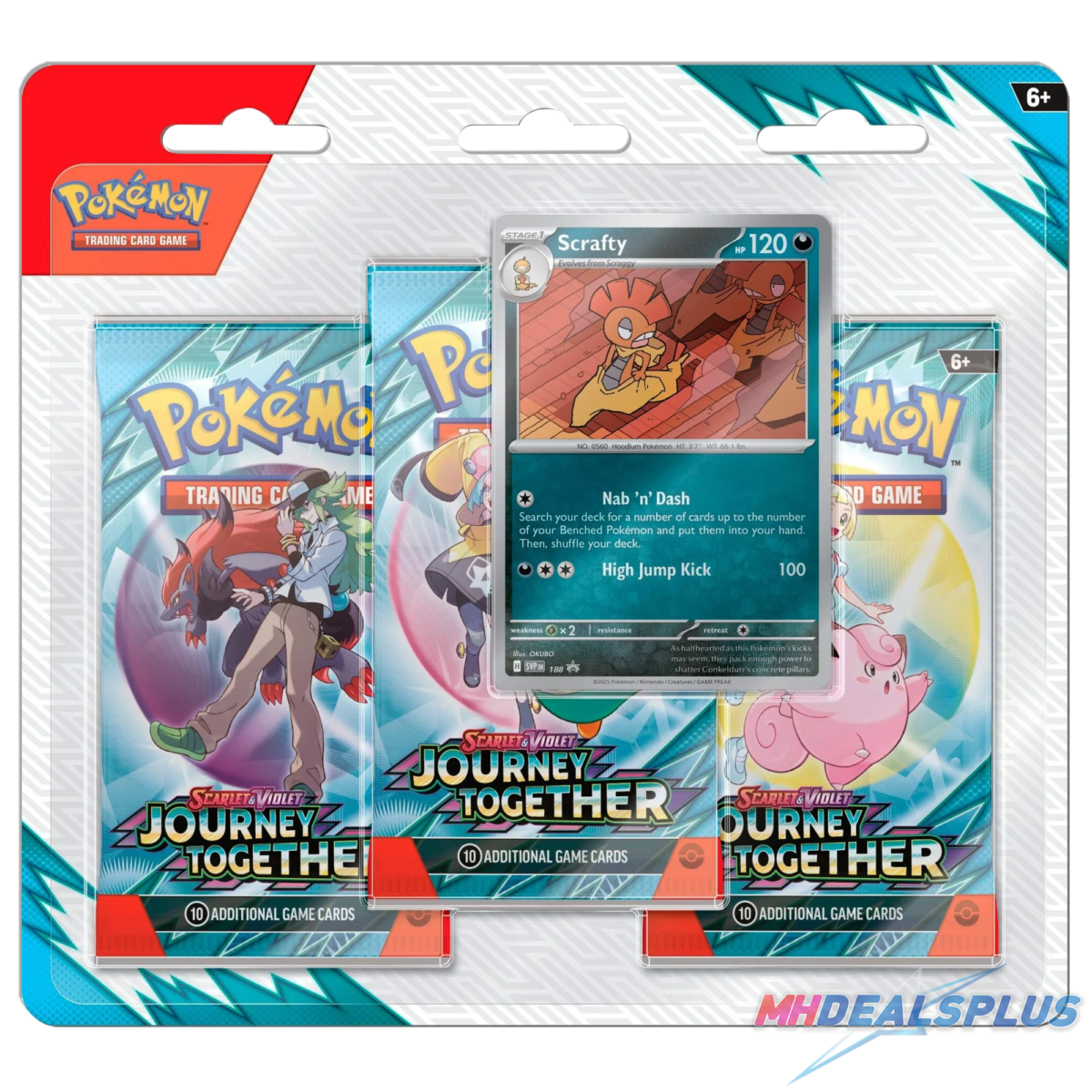 Pokemon Journey Together 3-Pack Blister (Random) - Image 2